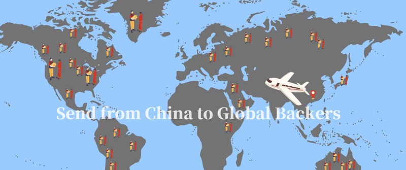 Send from China to Global Backers