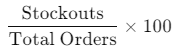 stockout-rate-formula